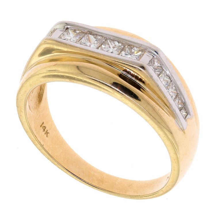 14k Yellow Gold Diamond Ring