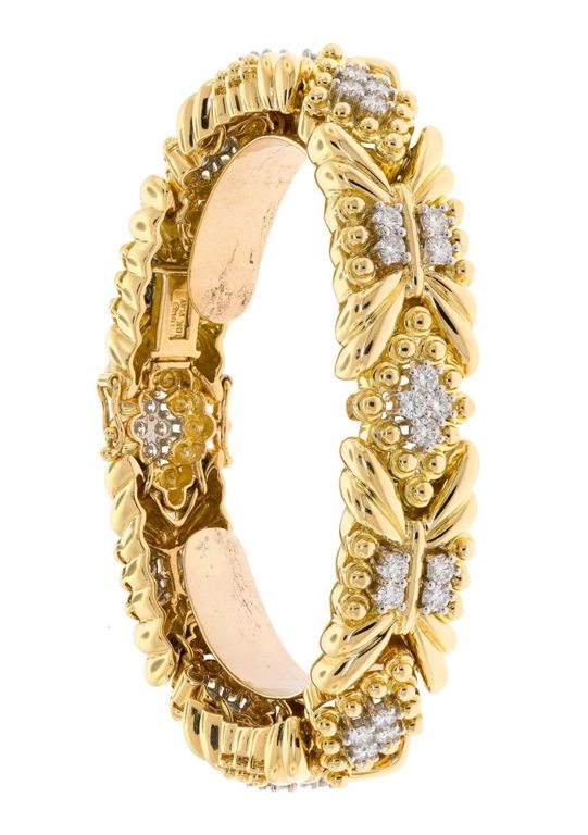 18k Gold Diamond Bracelet