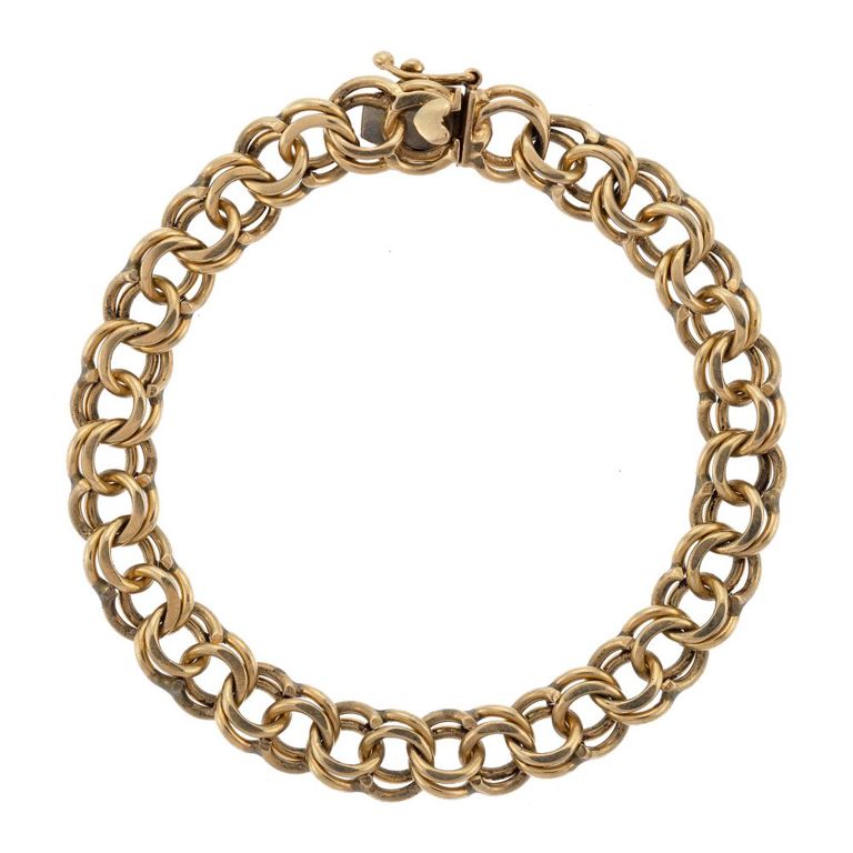 14k Gold Link Bracelet