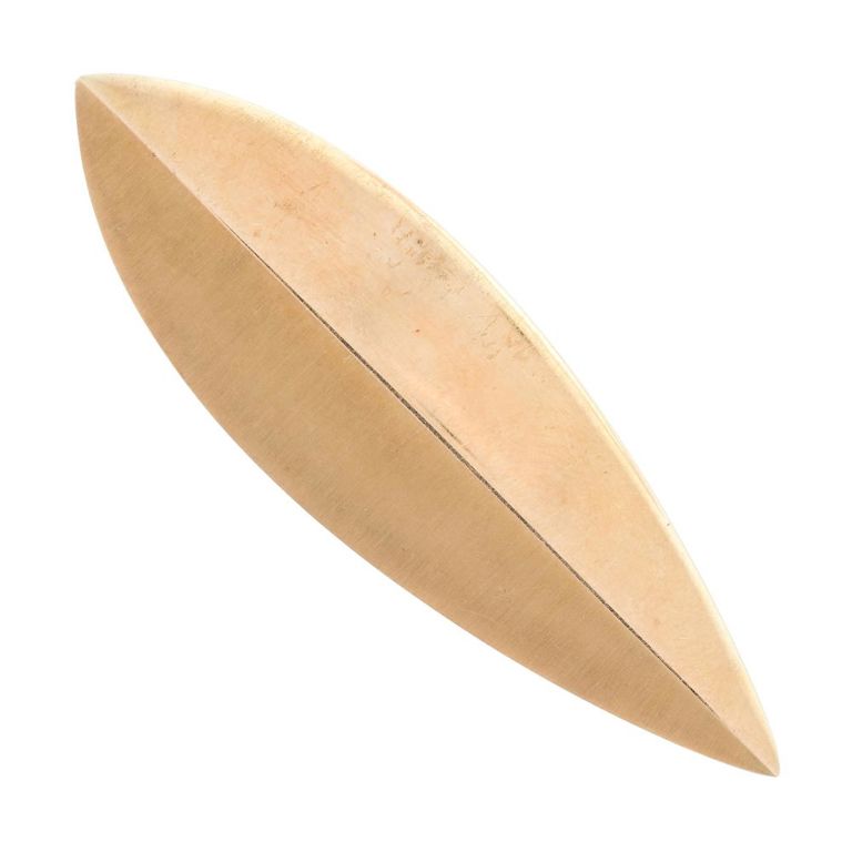 14k Gold Leaf Brooch