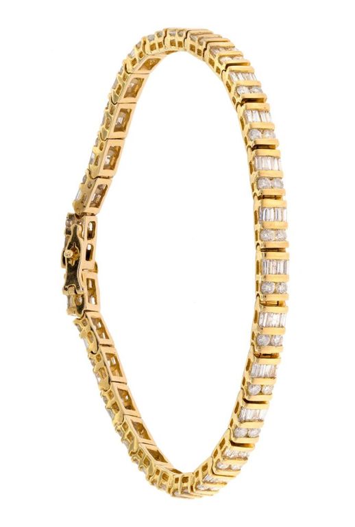 14k Gold Diamond Bracelet
