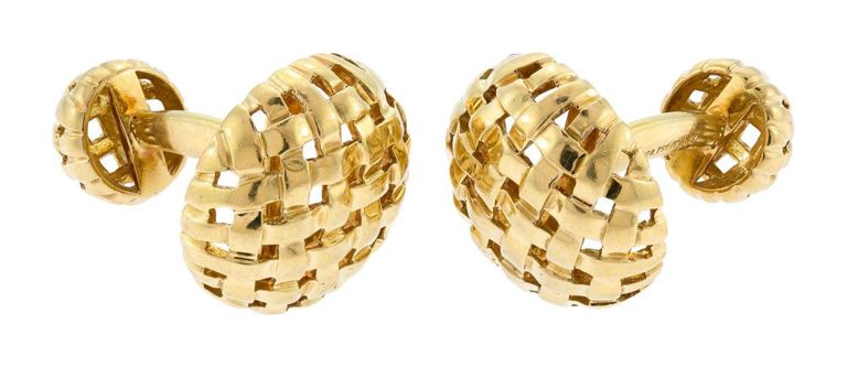 Pair of Button Cufflinks