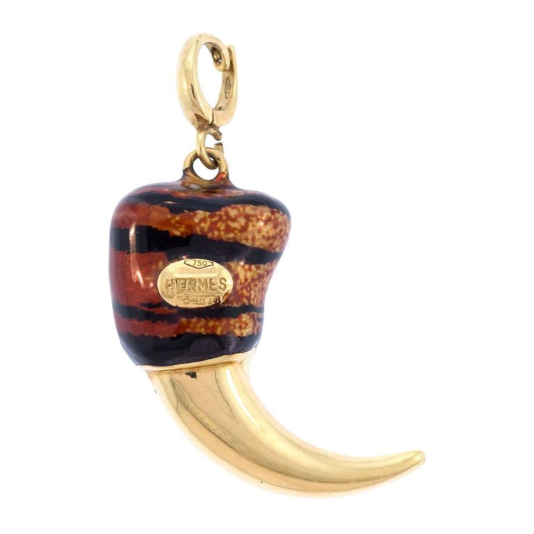 18k Gold Charm Pendant