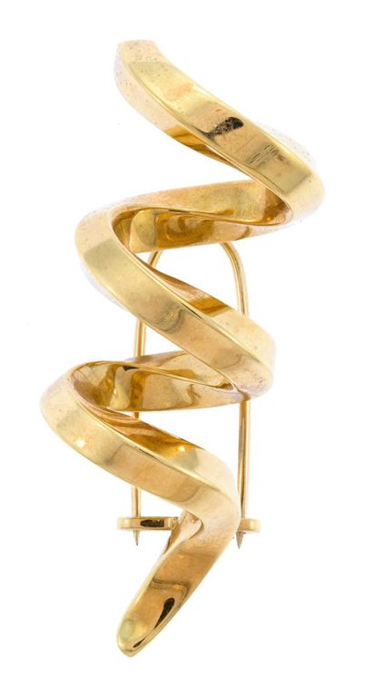 18k Gold Brooch