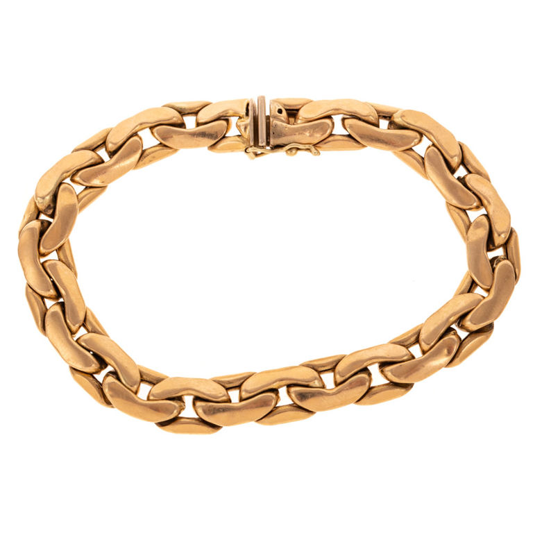 14k Yellow Gold Link Bracelet
