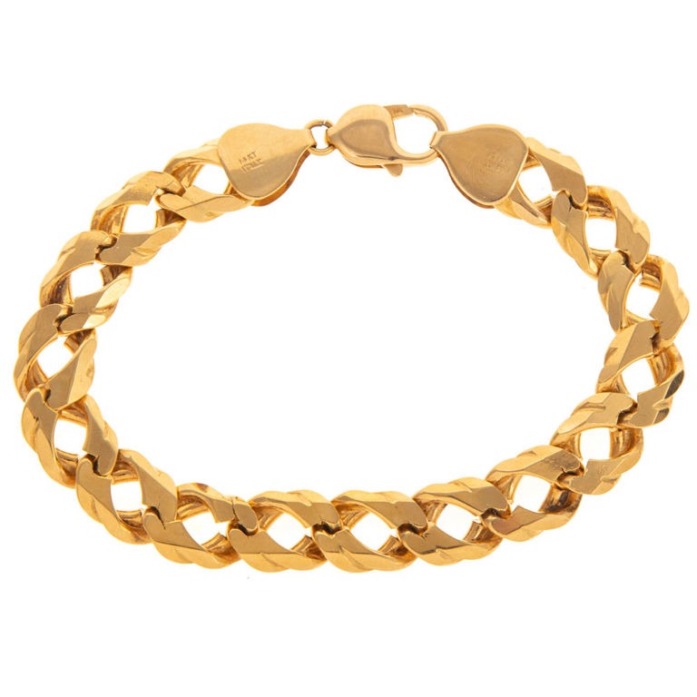 14k Yellow Gold Link Bracelet