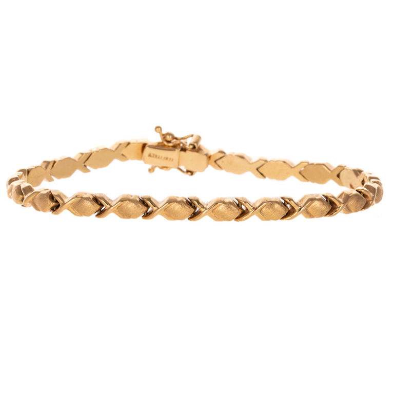 14k Yellow Gold Link Bracelet