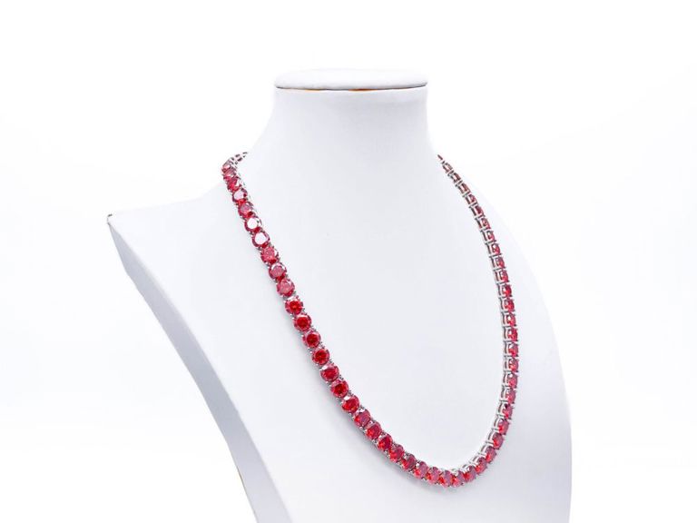 Sterling Silver Moissanite Necklace