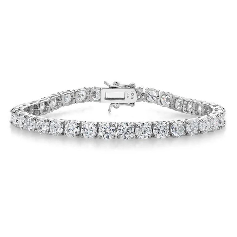 Sterling Silver Moissanite Bracelet