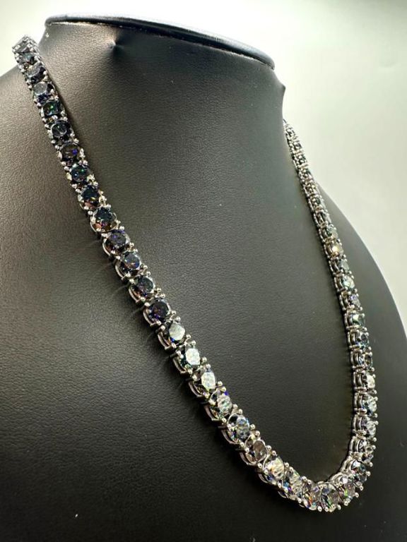 18k Gold Plated Moissanite Necklace
