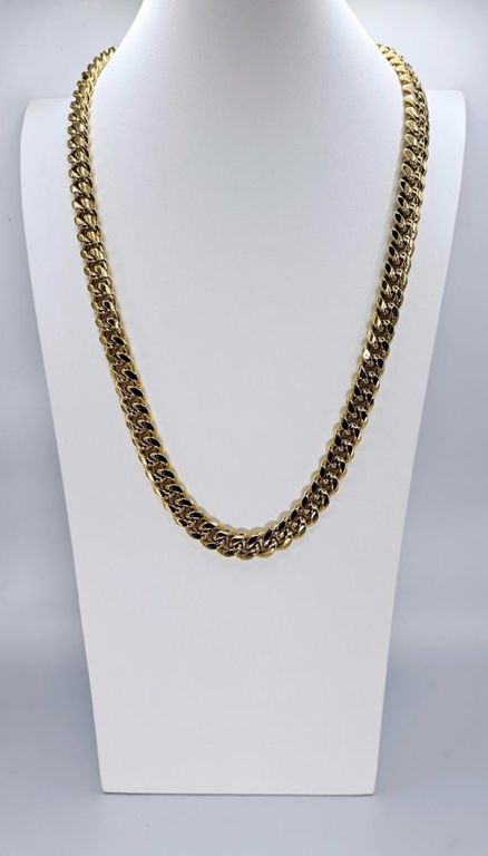 Gold Plated Curb Link Necklace