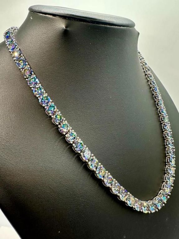 Gold Plated Alexandrite Necklace