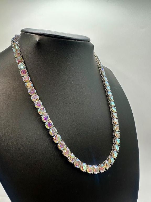 Sterling Silver Moissanite Necklace