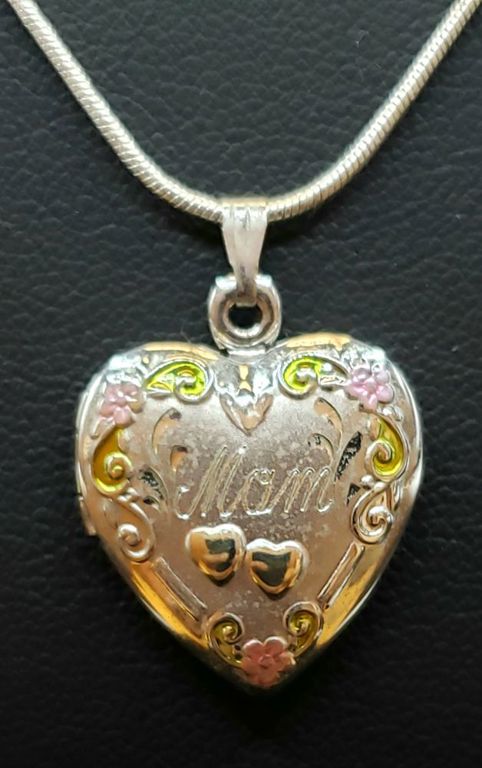 Sterling Silver Heart Locket Necklace