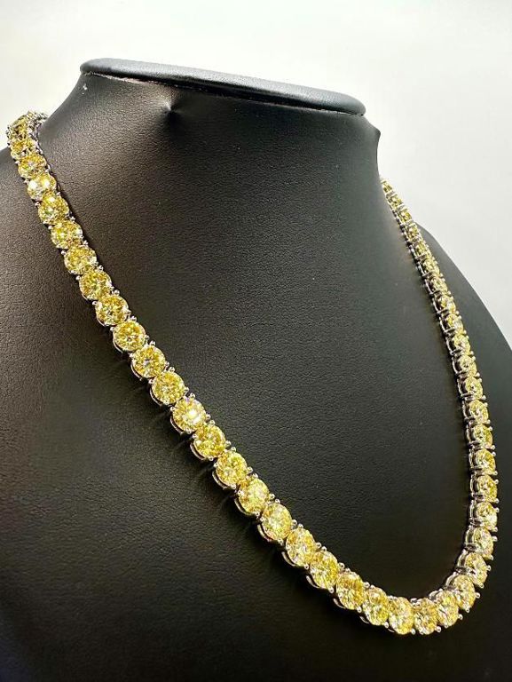 Sterling Silver Moissanite Necklace