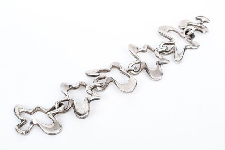Georg Jensen Sterling Silver “The Splash” Bracelet