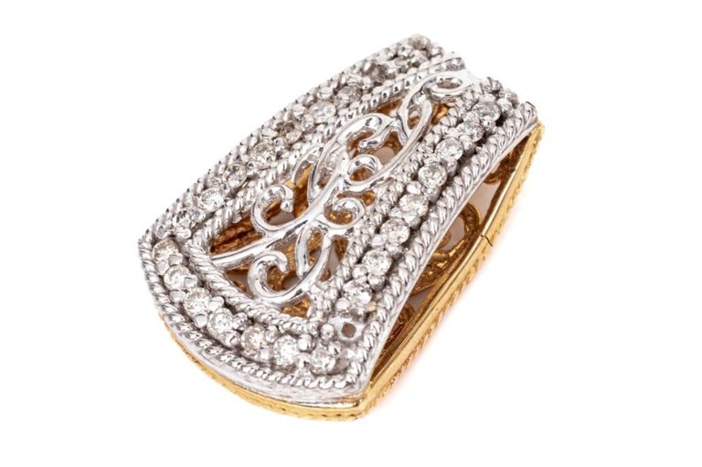 10k Gold Diamond Pendant