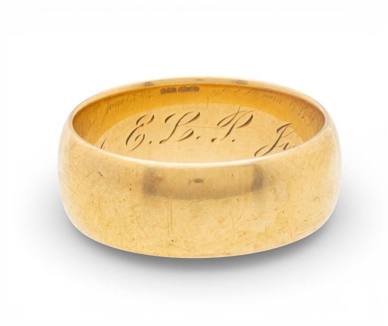 18k Yellow Gold Band Ring