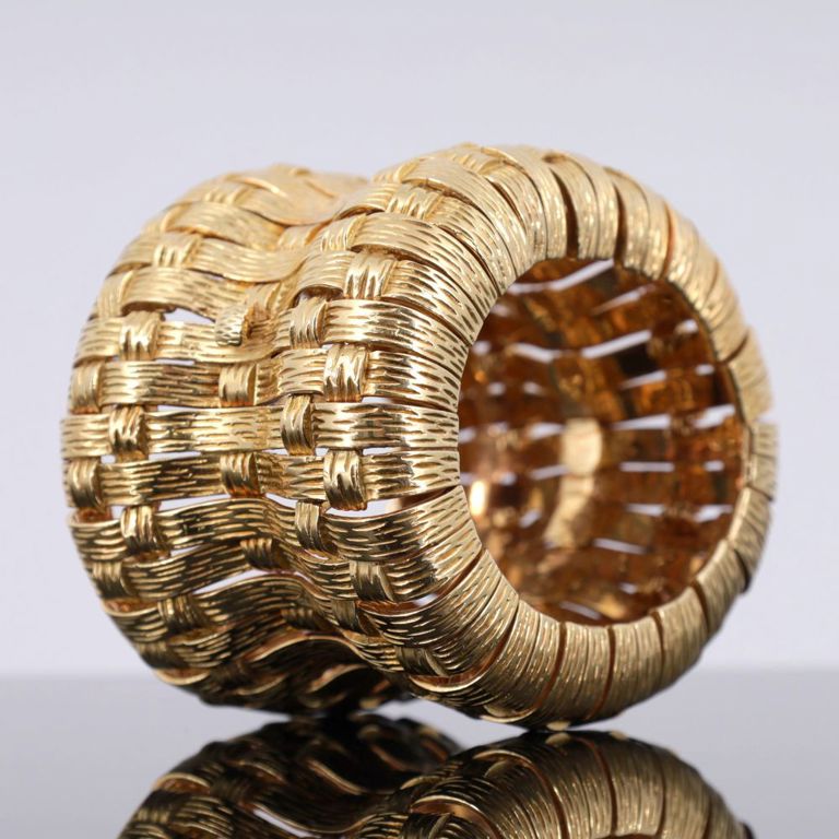 18k Gold Cuff Bracelet
