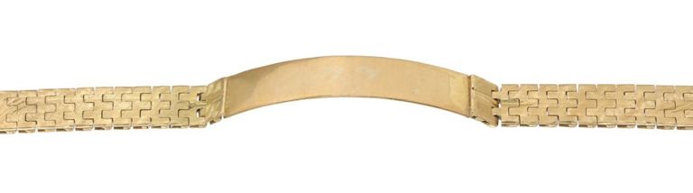 18k Gold ID Bracelet