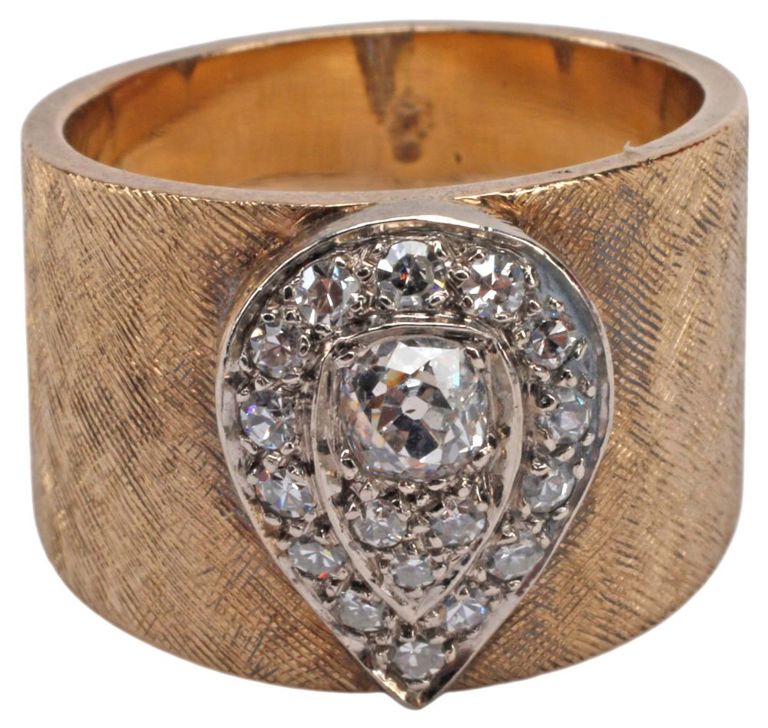 14k Gold Diamond Ring