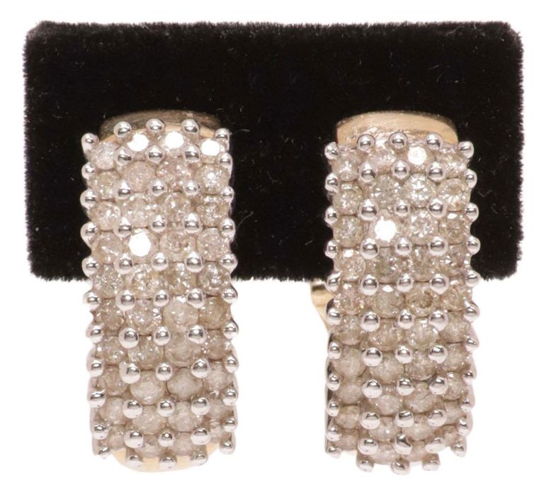 10k Gold Diamond Earrings