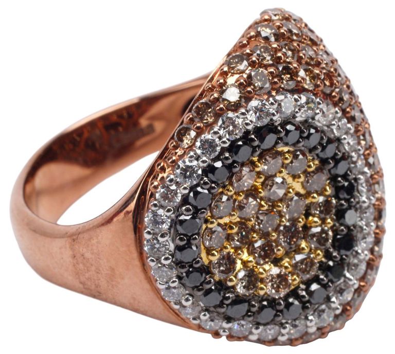 14k Rose Gold Diamond Ring