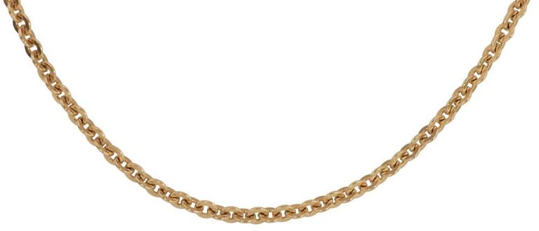 14k Gold Cable Chain Necklace