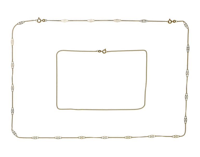 18k Yellow Gold Jewelry Set