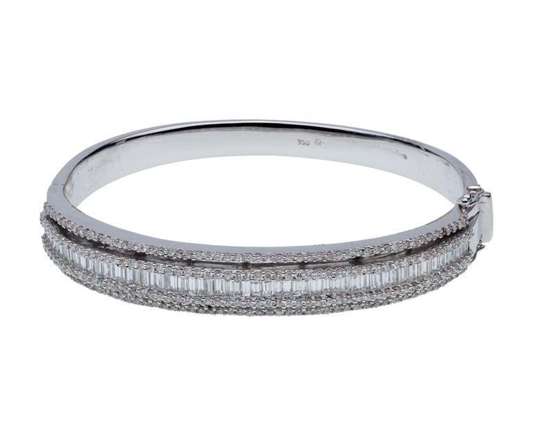 18k White Gold Diamond Bracelet