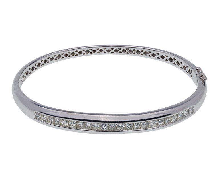 18k White Gold Diamond Bracelet