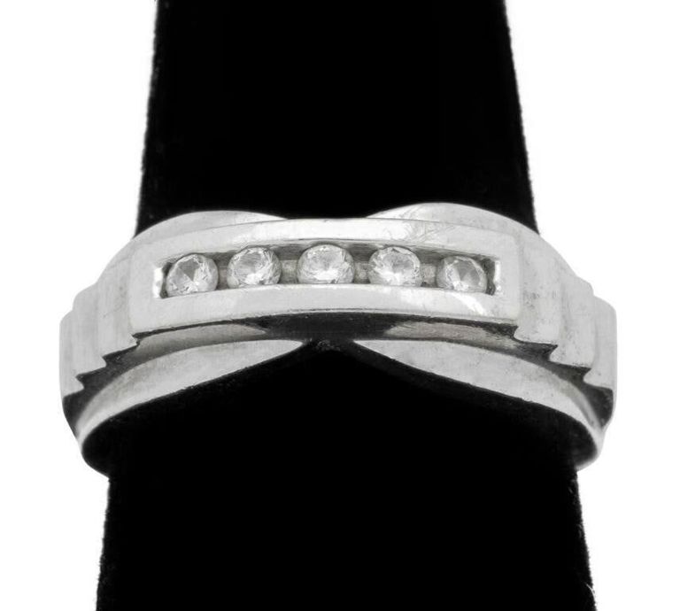 14k White Gold Diamond Ring