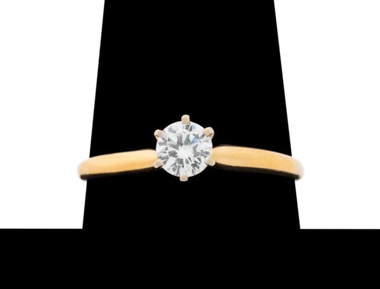 14k Gold Diamond Ring