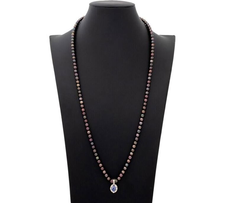 14k Gold Pearl Pendant Necklace