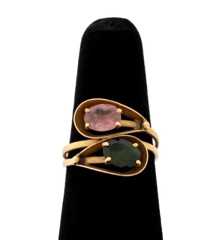 18k Yellow Gold Tourmaline Ring