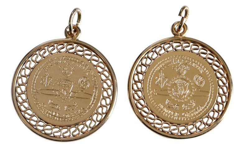 14k Yellow Gold Medallions