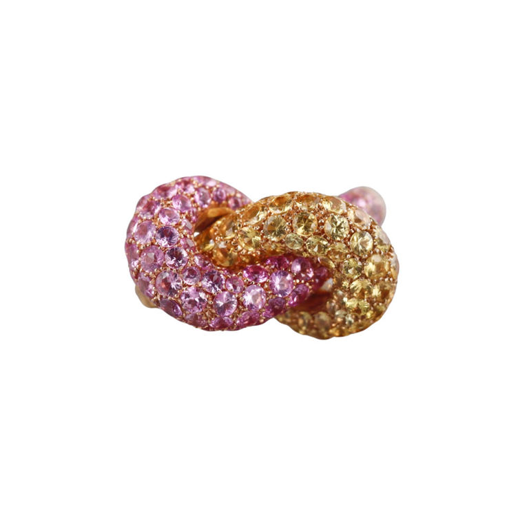18k Rose Gold Sapphire Ring