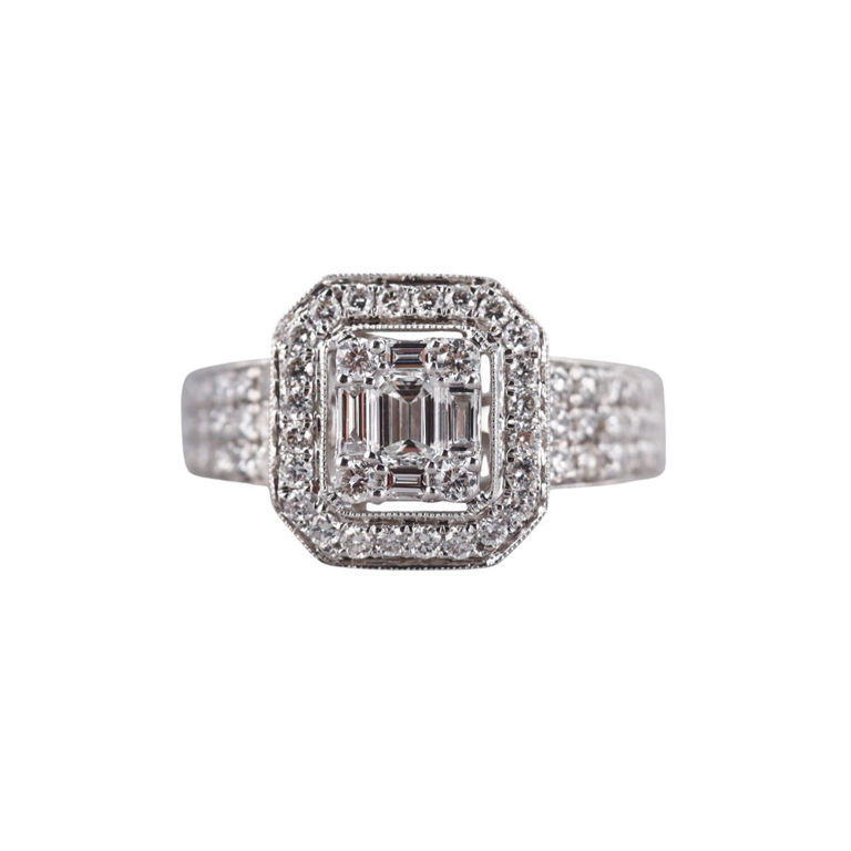 18k Gold Diamond Ring