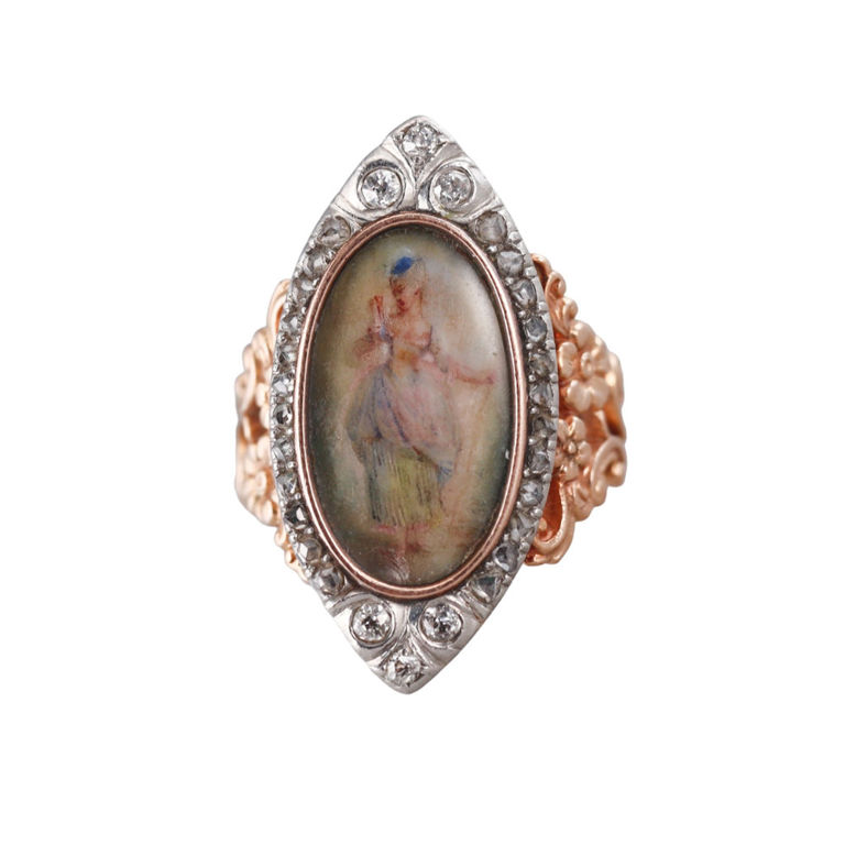 18k Gold Diamond Ring