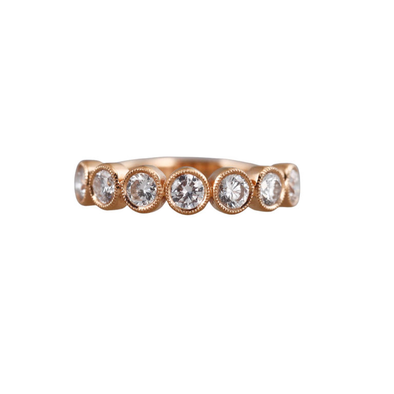 18k Rose Gold Diamond Ring