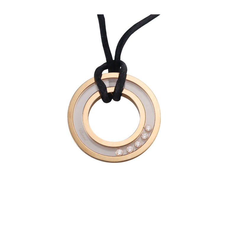 18k Gold Diamond Pendant Necklace