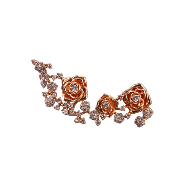 18k Gold Diamond Earring