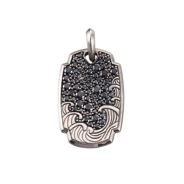 Sterling Silver Diamond Pendant