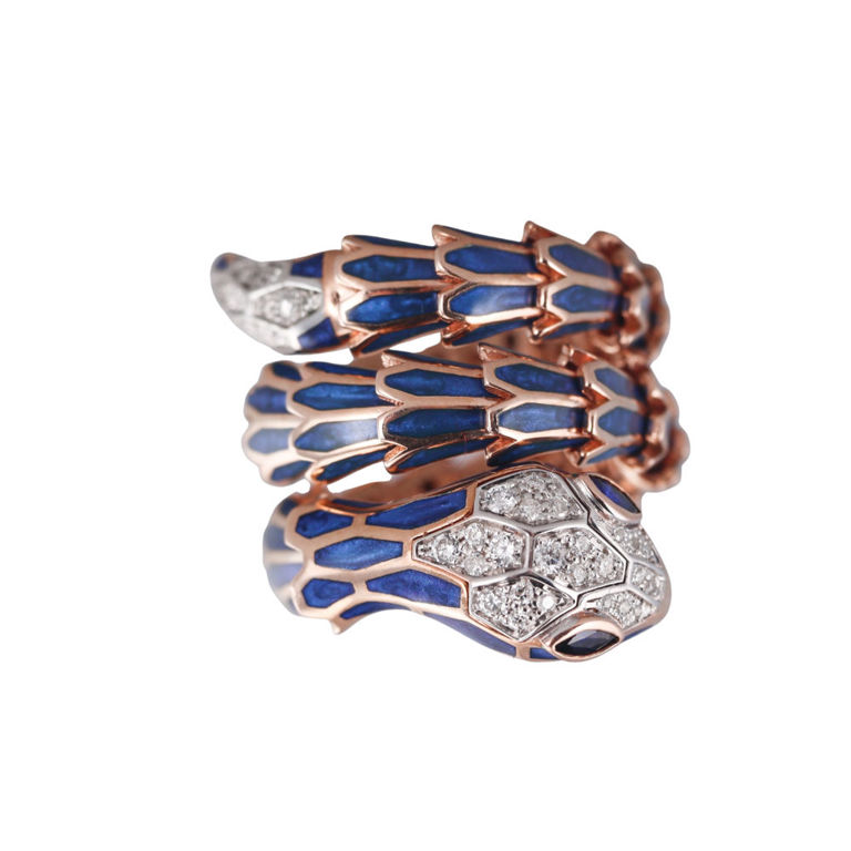 18k Gold Silver Diamond Ring