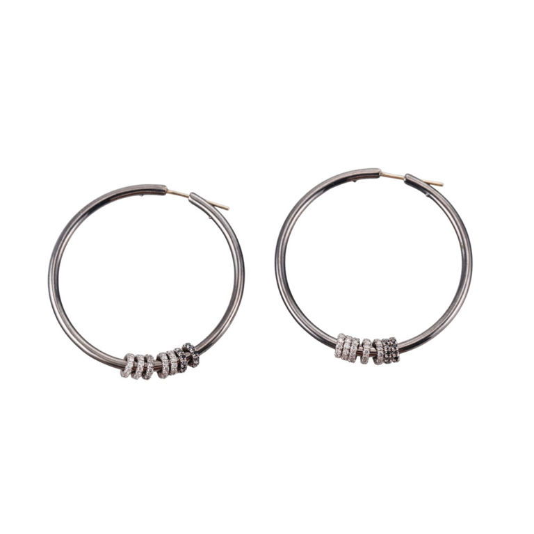 18k Gold Diamond Earrings