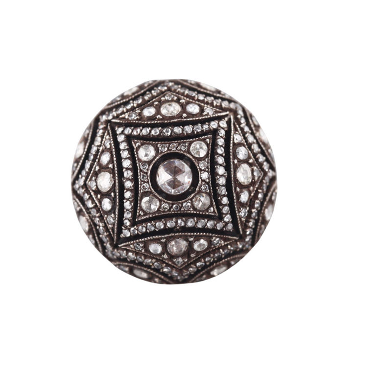 Gold and Silver Diamond Ring