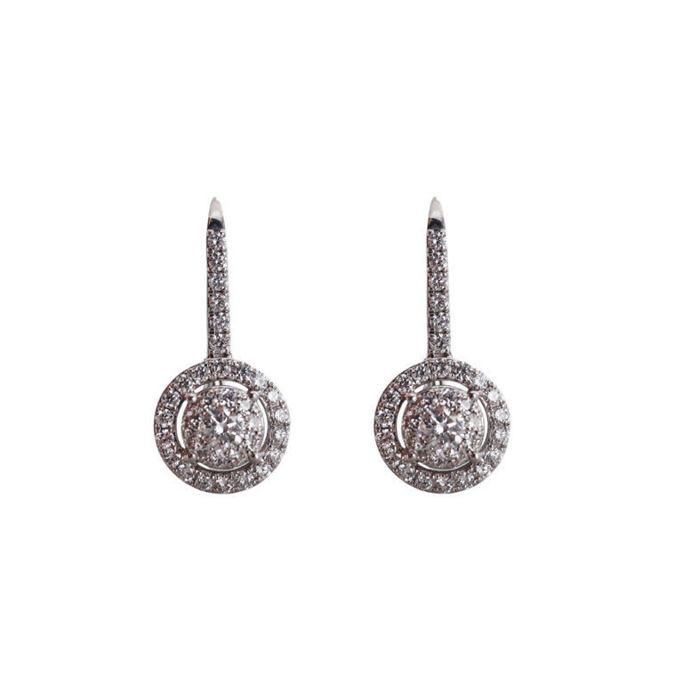 14k Gold Diamond Earrings