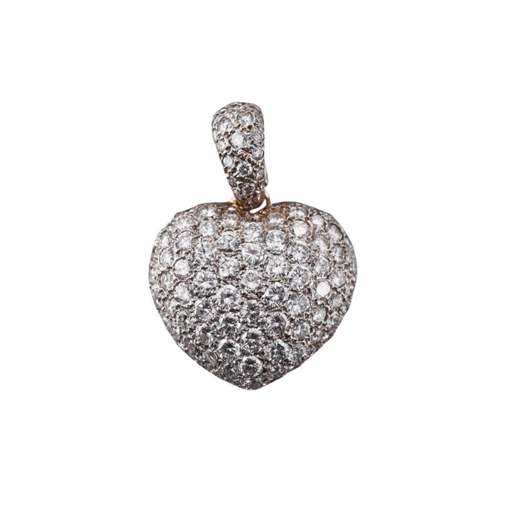 14k Gold Diamond Pendant