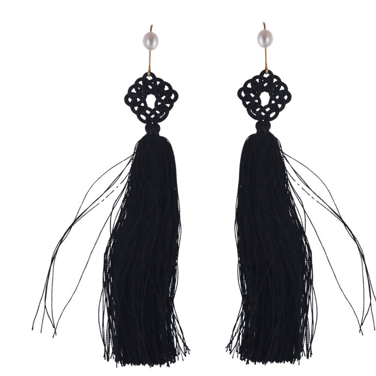 18k Gold Pearl Earrings