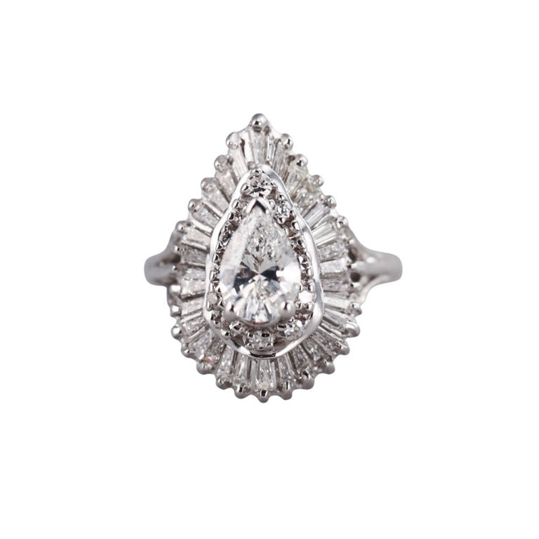 14k Gold Diamond Ring